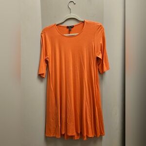 Eileen Fisher Vibrant Orange Tunic/Dress